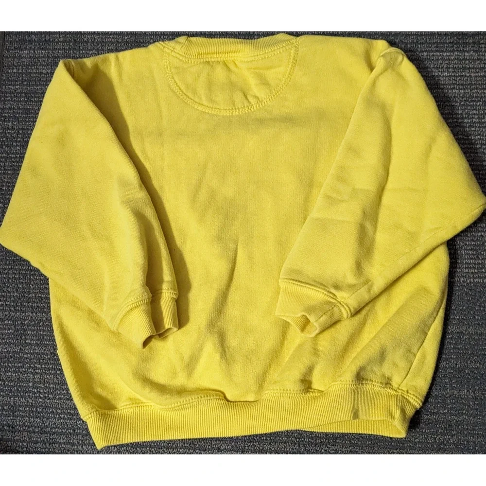Vintage Children's Place Sweatshirt Yellow Smiley Face 4T‎ Tiny Sweats 1980's